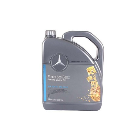 Genuine Mercedes Benz Fully Synthetic SAE 5W-40 MB 229.5 Engine Oil