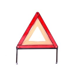 Foldable Emergency Warning Triangle with Protective Plastic Casing