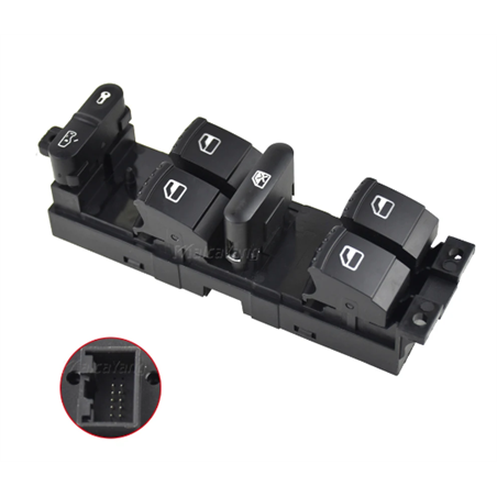 VW Jetta IV Electric Window Switch 9 PIN