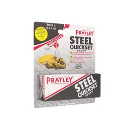 Pratley Steel Quickset Epoxy 36ml High Strength