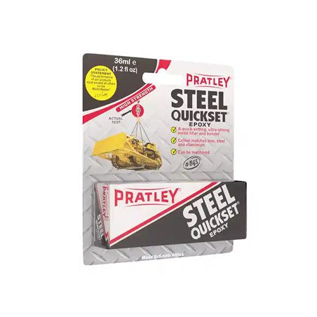 Pratley Steel Quickset Epoxy 36ml High Strength