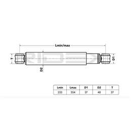 Isuzu KB Series KB44 4ZD1 KBD20 C190 KBD21 C190 KBD22 C223 KBD23 4JA1 KBD25 C190 78-89 Rear Shocks 