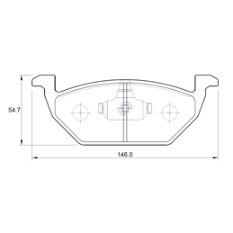 Volkswagen Polo 1.6 9N 74KW BAH 4 Cyl 1598 Eng 2002-2009 Front Brake Pads