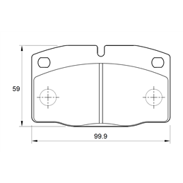 Opel Kadett 200 GSi 8V 4 Cyl 1998 Eng 1987-1993 Front Brake Pads