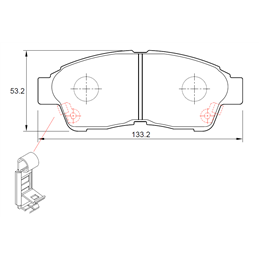 Toyota Rav4 2.0 SXA1 3S-FE 4 Cyl 1998 Eng 1995-2000 Front Brake Pads