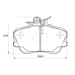 Mercedes C Class C180 W202 M111 4 Cyl 1799 Eng 1994-2000 Front Brake Pads