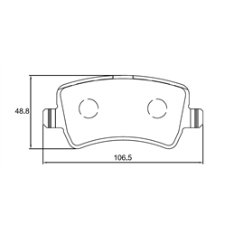 Volvo V60 2.0 T5 B4202T7 16V 177KW 11-15 Rear Brake Pads