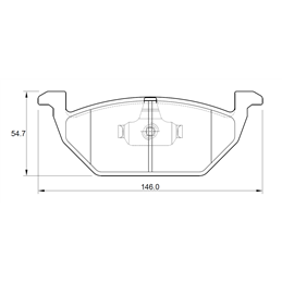 Seat Ibiza IV 1.6 6L1 74KW BAH 4 Cyl 1595 Eng 2007-2008 Front Brake Pads