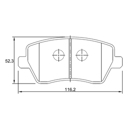 Renault Clio IV 0.9 66KW H4B 3 Cyl 898 Eng 2013- Front Brake Pads