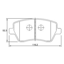 Nissan Micra 1.5 DCI K12 47KW K9K 4 Cyl 1498 Eng 2011-2013 Front Brake Pads