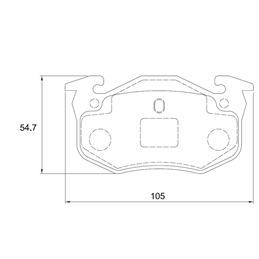 Jaguar XJ8 4.2 X300 308 AJ-V8 8 Cyl 4196 Eng 1997-2003 Front Brake Pads