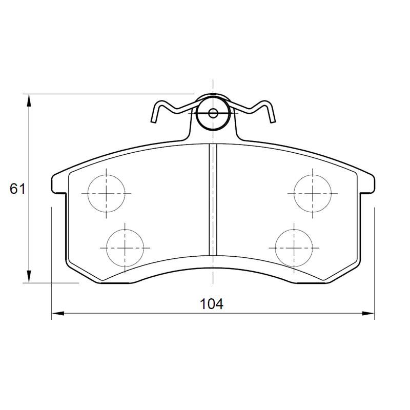 Nissan Pulsar 1500 GL E15 4 Cyl 1488 Eng 1983-1987 Front Brake Pads