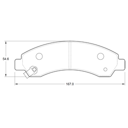 GWM Steed 5E 2.4 93KW 4 Cyl 2378 Eng 2014- Front Brake Pads