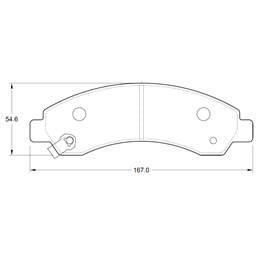 GWM Steed 5 2.0 WGT 78KW 4 Cyl 1996 Eng 2014- Front Brake Pads