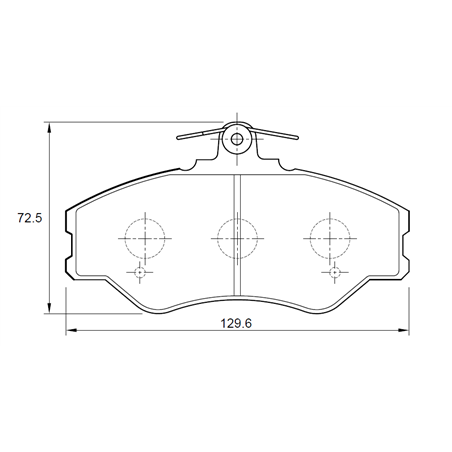 Hyundai Ldv 2.5i TURBO DIESEL 4 Cyl 2476 Eng 1997-2002 Front Brake Pads