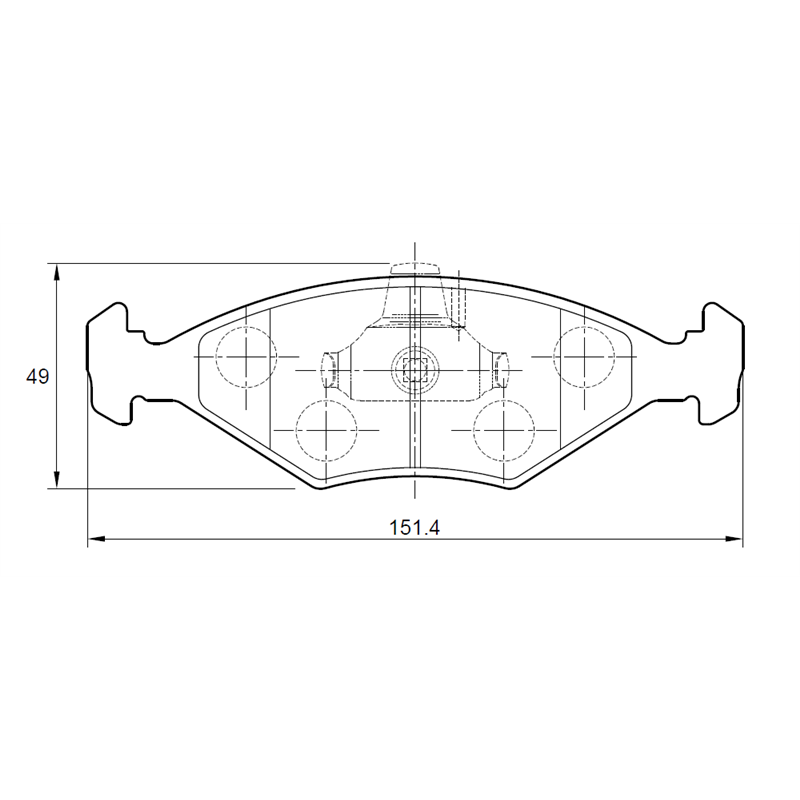 Fiat Palio 1.6 HL 4 Cyl 1580 Eng 2000-2005 Front Brake Pads
