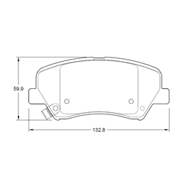 Kia Rio IV 1.2 62KW G4LA 4 Cyl 1248 Eng 2017- Front Brake Pads