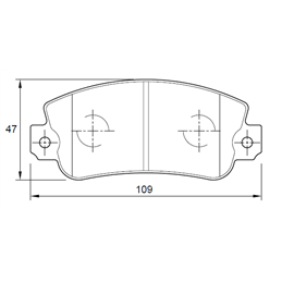 Fiat Uno 1400 SX PACER 4 Cyl 1372 Eng 1990-1992 Front Brake Pads