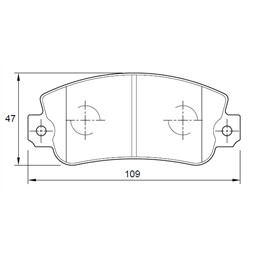 Fiat Uno 1400 MIA 4 Cyl 1372 Eng 1998-2000 Front Brake Pads