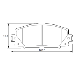 GWM C30 1.5i 77KW GW4G15 4 Cyl 1497 Eng 2014- Front Brake Pads