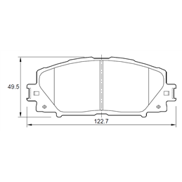 Toyota Yaris 1.0 51KW 1KR-FE 3 Cyl 998 Eng 2006-2011 Front Brake Pads