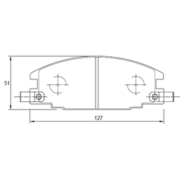 Isuzu KB Series KB160 4ZA1 4 Cyl 1584 Eng 1989-1995 Front Brake Pads