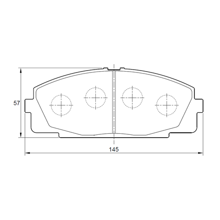 Toyota Quantum 2.7 111KW 2TR-FE 4 Cyl 2694 Eng 2010-2019 Front Brake Pads