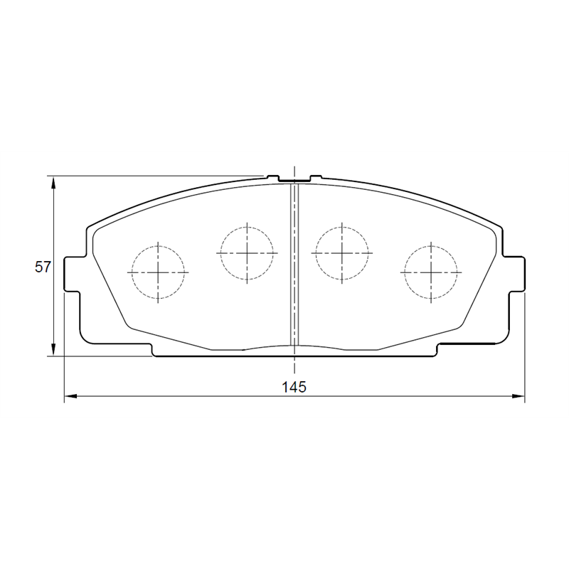 Toyota Hi-Ace 2.7 111KW 2TR-FE 4 Cyl 2694 Eng 2019- Front Brake Pads