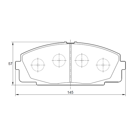 Toyota Quantum 2.7 111KW 2TR-FE 4 Cyl 2694 Eng 2005-2010 Front Brake Pads
