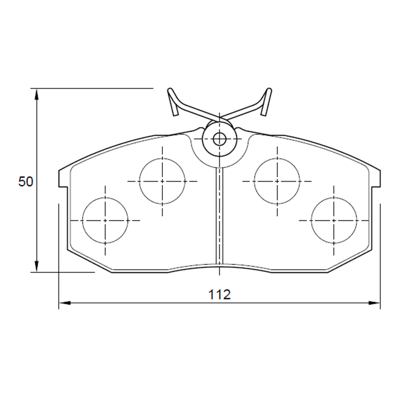 Mazda B Series B2000 PETROL 4 Cyl 1998 Eng 1986-1991 Front Brake Pads