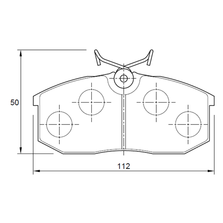 Mazda B Series B2000 PETROL 4 Cyl 1998 Eng 1986-1991 Front Brake Pads