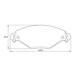 Ford Ranger 2.5 TD 80KW 4 Cyl 2499 Eng 2007-2011 Front Brake Pads