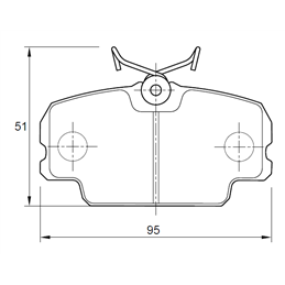 BMW 3 Series 316 E30 M10 4 Cyl 1766 Eng 1986-1989 Front Brake Pads