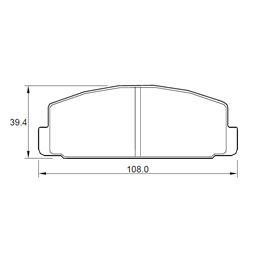 Mazda 6 2.0 99KW FPD 4 Cyl 1999 Eng 2003-2005 Rear Brake Pads