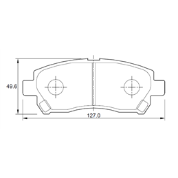 Faw Sirius 1.3 67KW 4 Cyl 1298 Eng 2012- Front Brake Pads