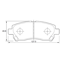 Toyota Avanza II 1.3 70KW 1NR-VE 4 Cyl 1329 Eng 2015- Front Brake Pads
