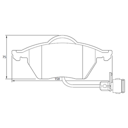 Audi A6 2.8 E C4 AAH 6 Cyl 2771 Eng 1994-1997 Front Brake Pads