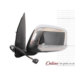 Nissan Navara I 10-17 Left Hand Side Chrome Door Mirror With Lamp