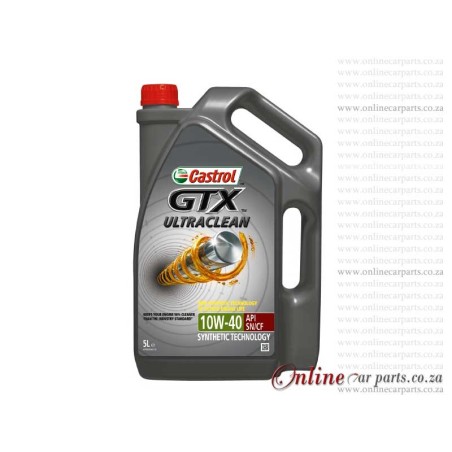 Castrol GTX Ultraclean 5L 10W40 Synthetic Technology Engine Oil