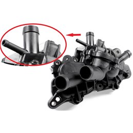 VW Golf VII 1.2 TSI 13-15 CJZA Audi A3 1.2 1.4 TSi TFSI Water Pump with Housing with Extra Pipe OE 04E121600CB 04E121600AL