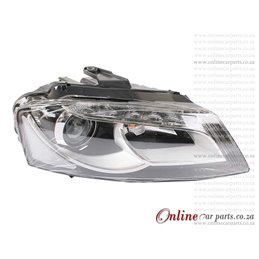 Audi A3 II 09-11 Right Hand Side Front Headlight With Motor