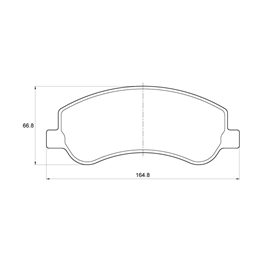 Volkswagen Amarok 2.0 TDi 2H 120KW CDCA 4 Cyl 1968 Eng 2010- Front Brake Pads