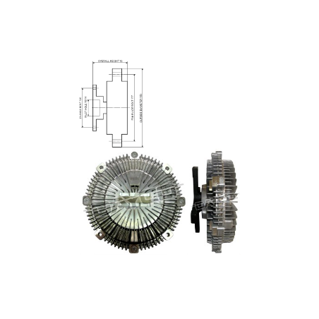 Mitsubishi Pajero 3.2 16V DiD 00-13 4M41 Viscous Fan Clutch