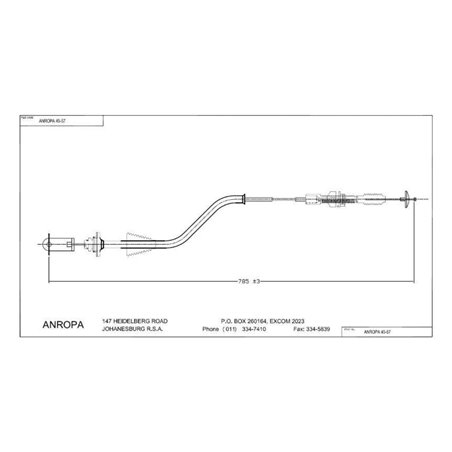 Ford IKON Clutch Cable