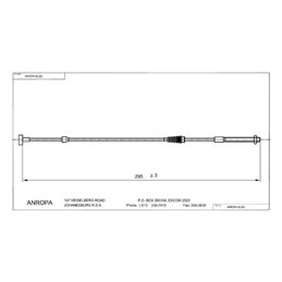 Toyota Conquest Tazz Corolla Hand Brake Cable