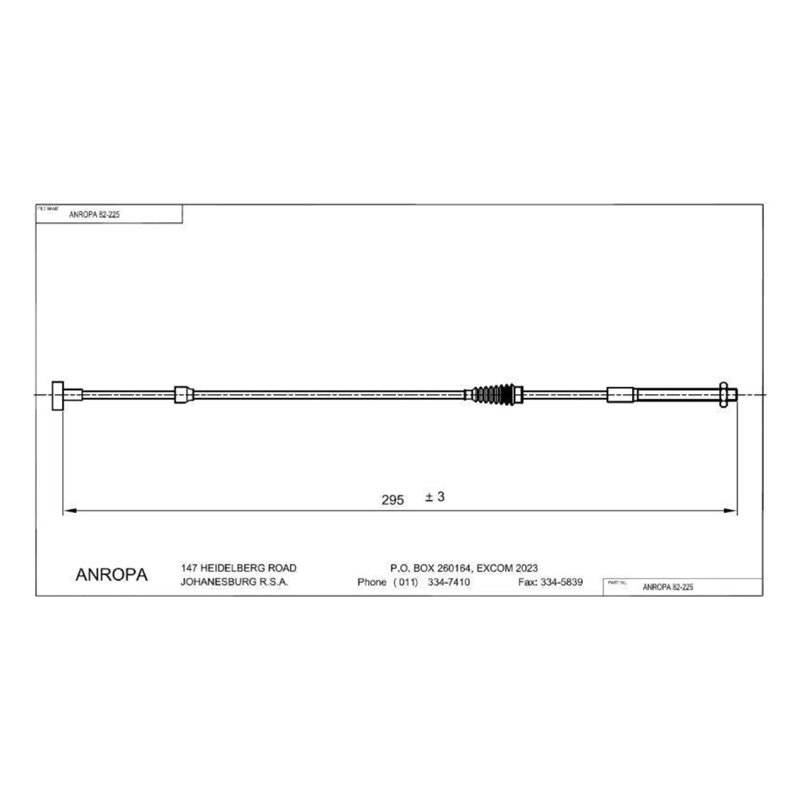 Toyota Conquest Tazz Corolla Hand Brake Cable