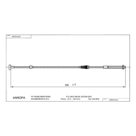 Toyota Conquest Tazz Corolla Hand Brake Cable