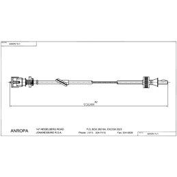 Hyundai 1.5 Accent 94-98 SC1138 Speedo Cable