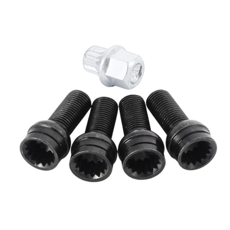 Audi SEAT VW BMW Male Hex M14 x 1.5mm Wheel Bolt and Locking Key Set