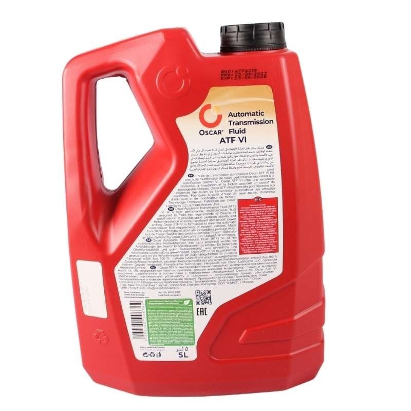 Oscar ATF VI 5 Litre Fully Synthetic Automatic Transmission Fluid